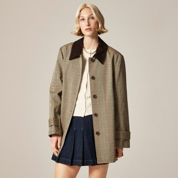 J. Crew Jackets & Blazers - J. Crew Double-faced Cotton "Barn Jacket" in Plaid, size Small